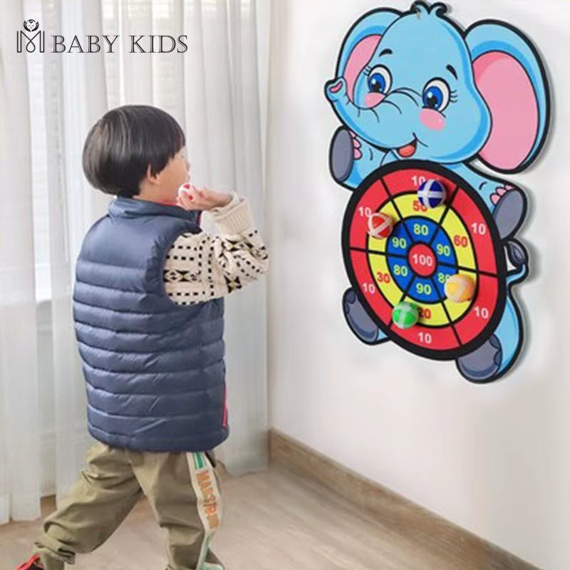 Montessori Dart Board Target Sports Game Toys for Children 4 to 6 Years Old Outdoor Toy Child Indoor Girls Sticky Ball Boys Gift